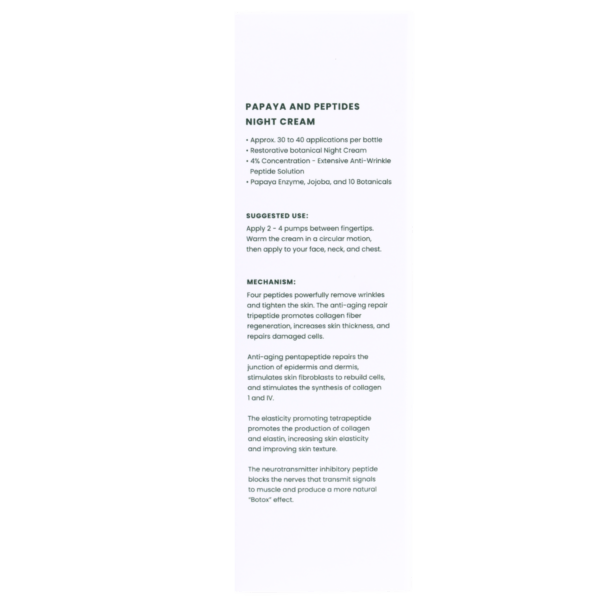Papaya & Peptides Night Cream - Image 4