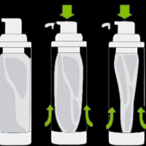 airless technology skincare bottle Peptides